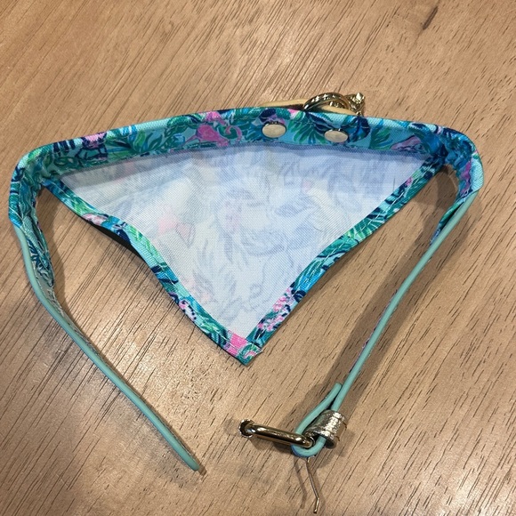 Lilly Pulitzer Blue Floral Dog Collar - Picture 2 of 5